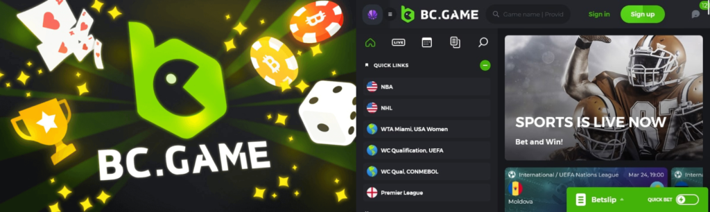 This image has an empty alt attribute; its file name is BC.Game-Sports-Betting-Platform-1024x306.png